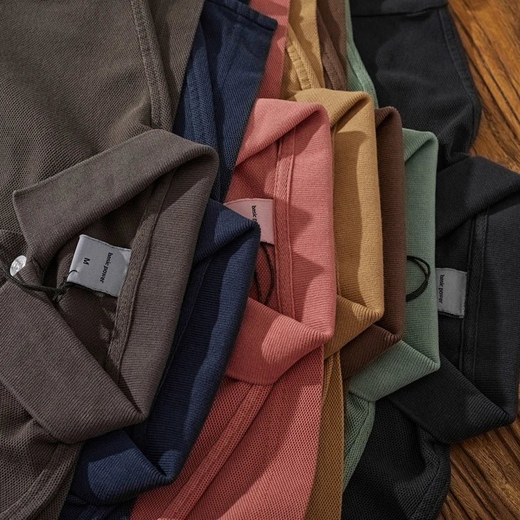 Polo cotton washed t-shirt - Antonios