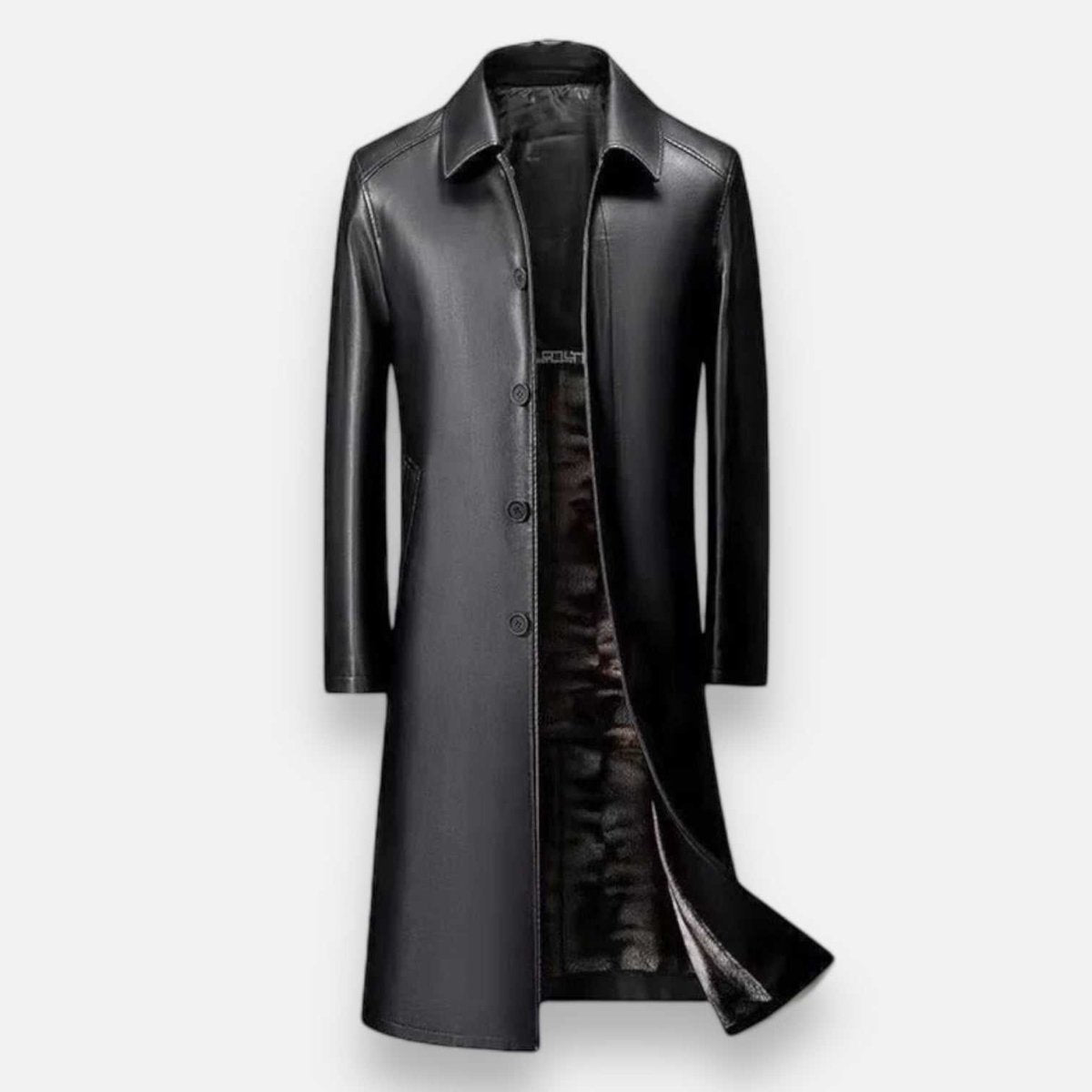 PU Leather french coat - Antonios