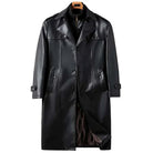 PU leather long coat - Antonios