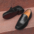 PU Leather slip on casual loafers - Antonios