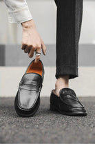 PU Leather slip on casual loafers - Antonios