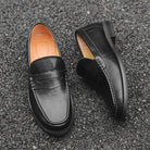 PU Leather slip on casual loafers - Antonios