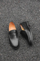 PU Leather slip on casual loafers - Antonios