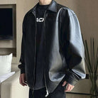 PU leather vintage jacket - Antonios