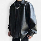 PU leather vintage jacket - Antonios