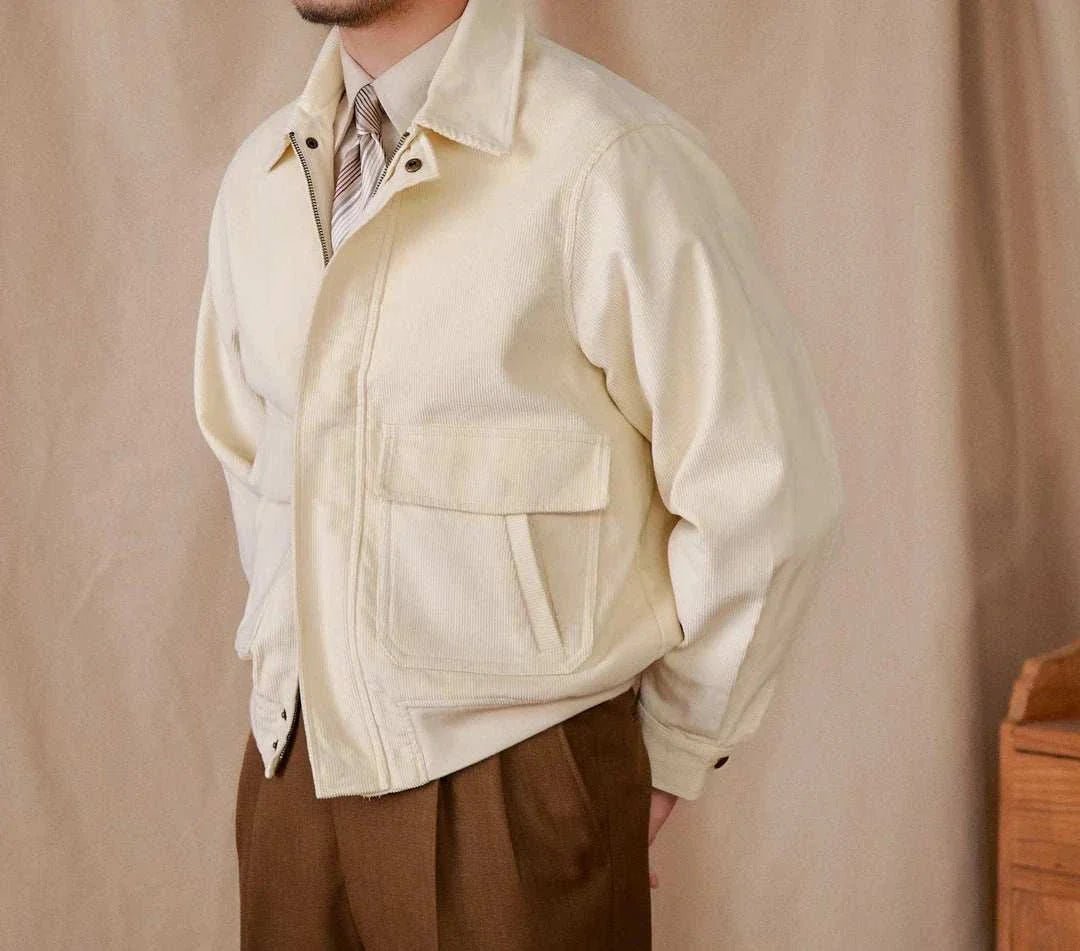 Pure cotton bomber jacket - Antonios