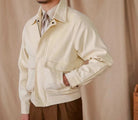 Pure cotton bomber jacket - Antonios