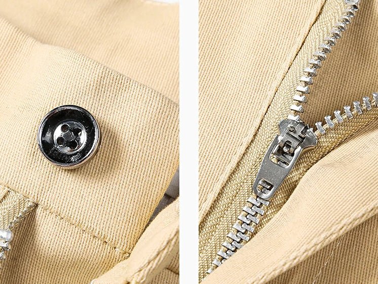 Pure cotton casual chinos - Antonios