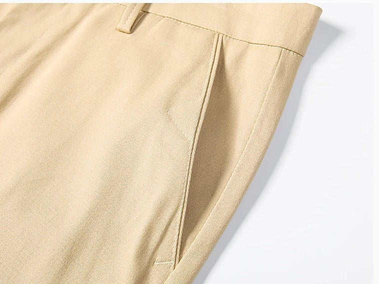 Pure cotton casual chinos - Antonios