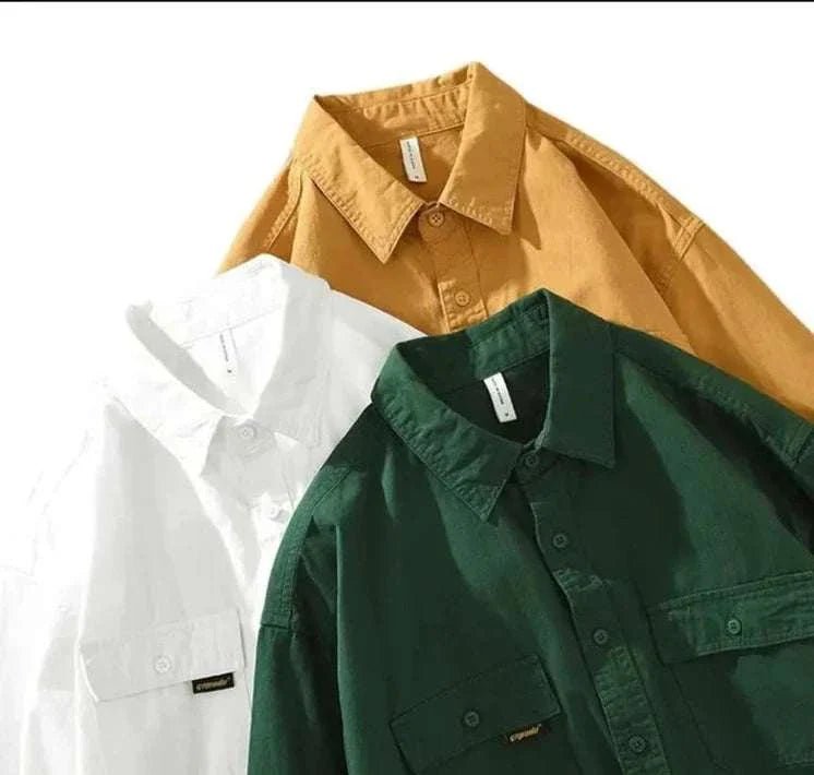 Pure cotton casual spring shirt - Antonios