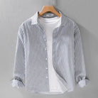 Pure cotton classic shirt with stripes - Antonios
