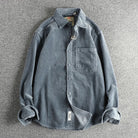 Pure Cotton Corduroy American Shirt - Antonios