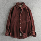 Pure Cotton Corduroy American Shirt - Antonios