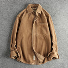 Pure Cotton Corduroy American Shirt - Antonios