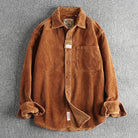 Pure Cotton Corduroy American Shirt - Antonios
