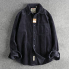 Pure Cotton Corduroy American Shirt - Antonios