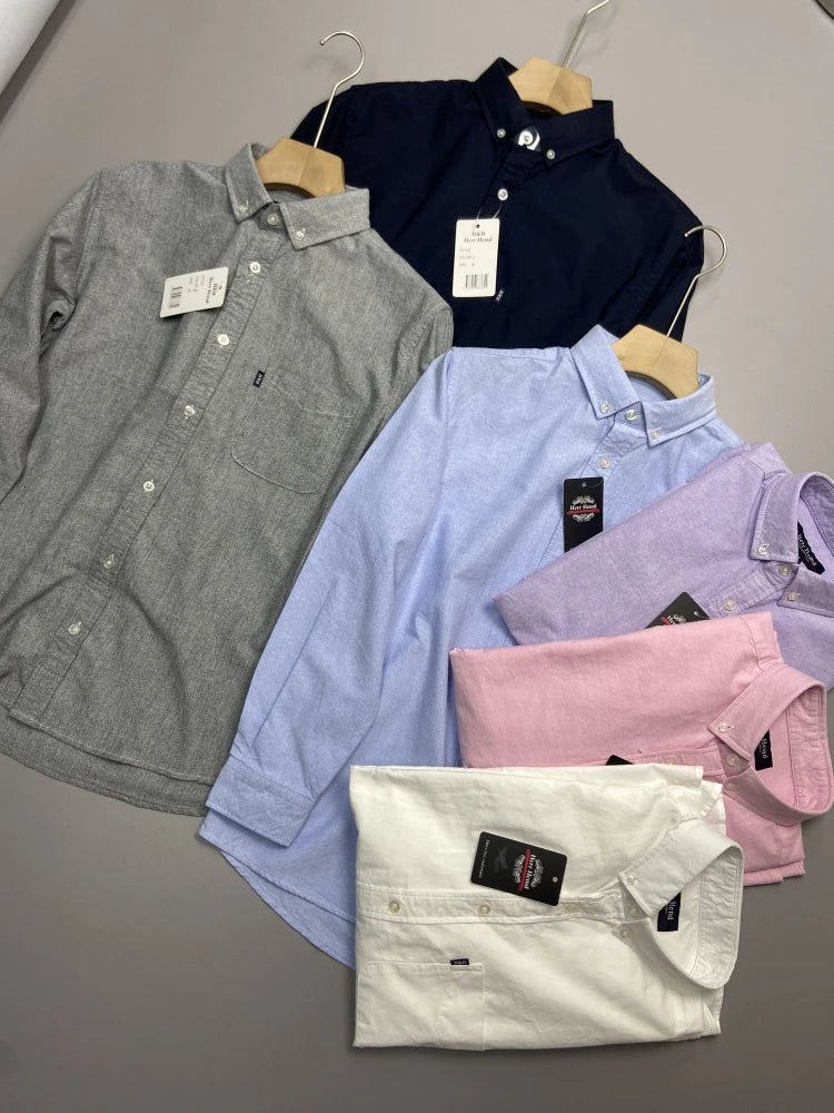 Pure Cotton Oxford Business Shirt - Antonios