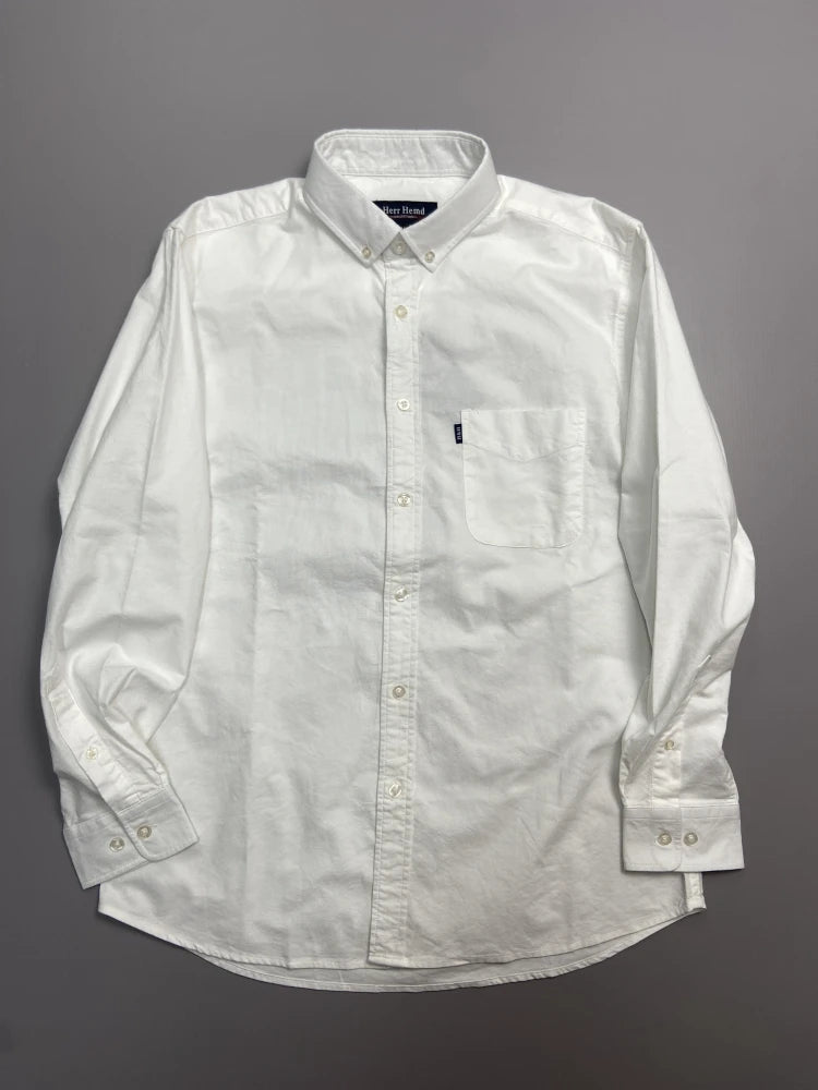 Pure Cotton Oxford Business Shirt - Antonios