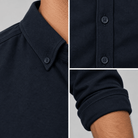Ramon button-down business long-sleeve shirt - AntoniosClothing - Black