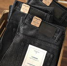 Retro 80s washed denim jeans - Antonios