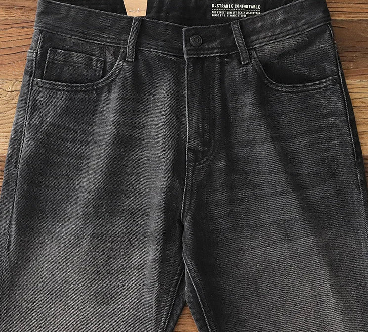 Retro 80s washed denim jeans - Antonios