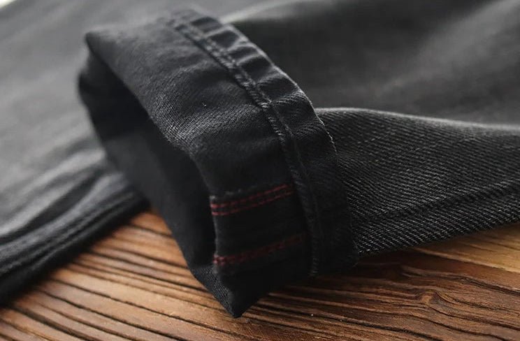 Retro 80s washed denim jeans - Antonios