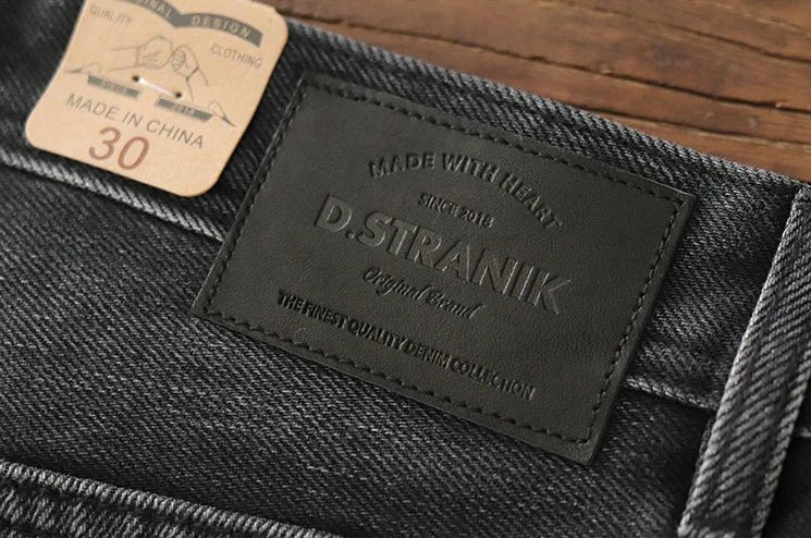 Retro 80s washed denim jeans - Antonios