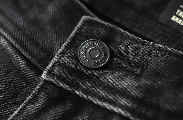 Retro 80s washed denim jeans - Antonios