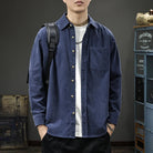 Retro american long sleeve shirt - Antonios