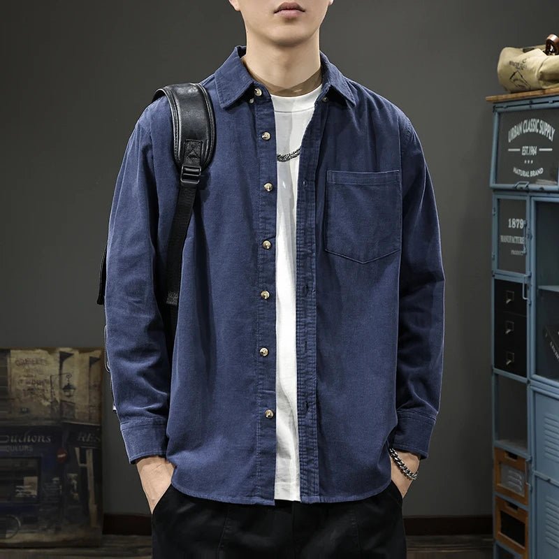 Retro american long sleeve shirt - Antonios