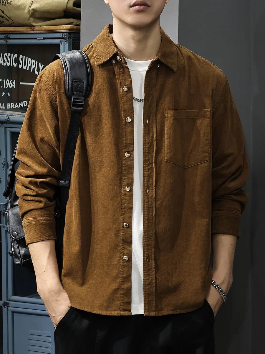 Retro american long sleeve shirt - Antonios