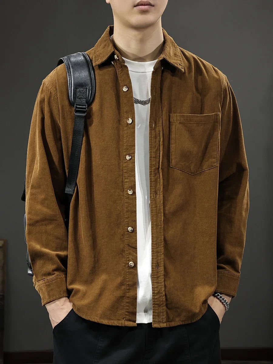 Retro american long sleeve shirt - Antonios