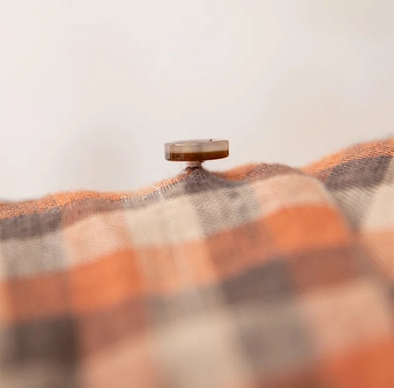 Retro american plaid long sleeve shirt - Antonios