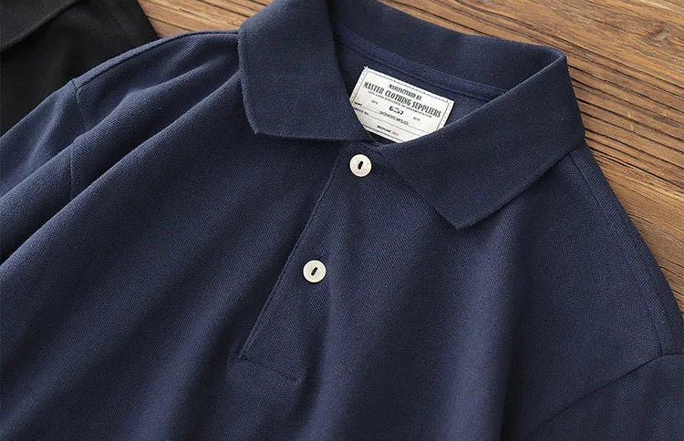 Retro autumn casual t-shirt polo - Antonios