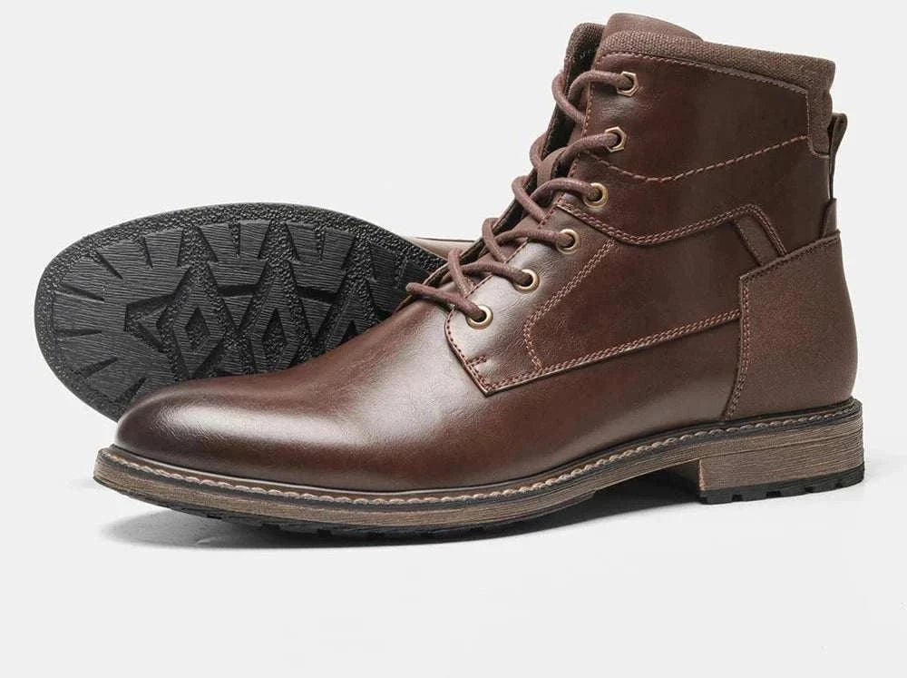 Retro british leather boots - Antonios