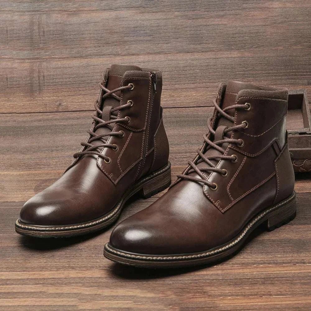 Retro british leather boots - Antonios