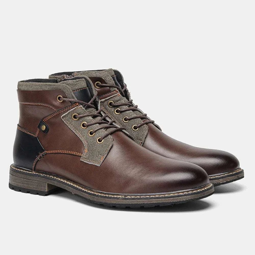 Retro british leather boots - Antonios
