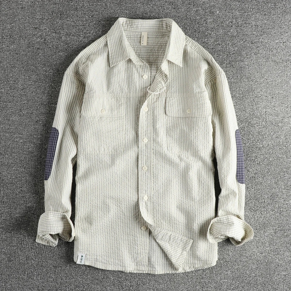 Retro casual double pockets shirt - Antonios