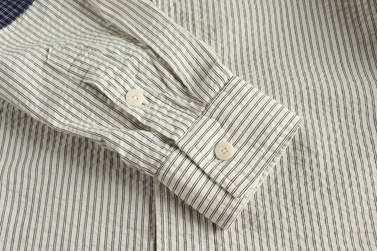 Retro casual double pockets shirt - Antonios