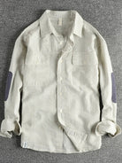 Retro casual double pockets shirt - Antonios