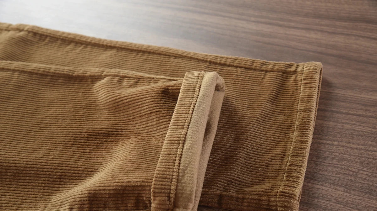Retro corduroy straight pants - Antonios