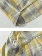 RETRO cotton summer plaid shirt - Antonios