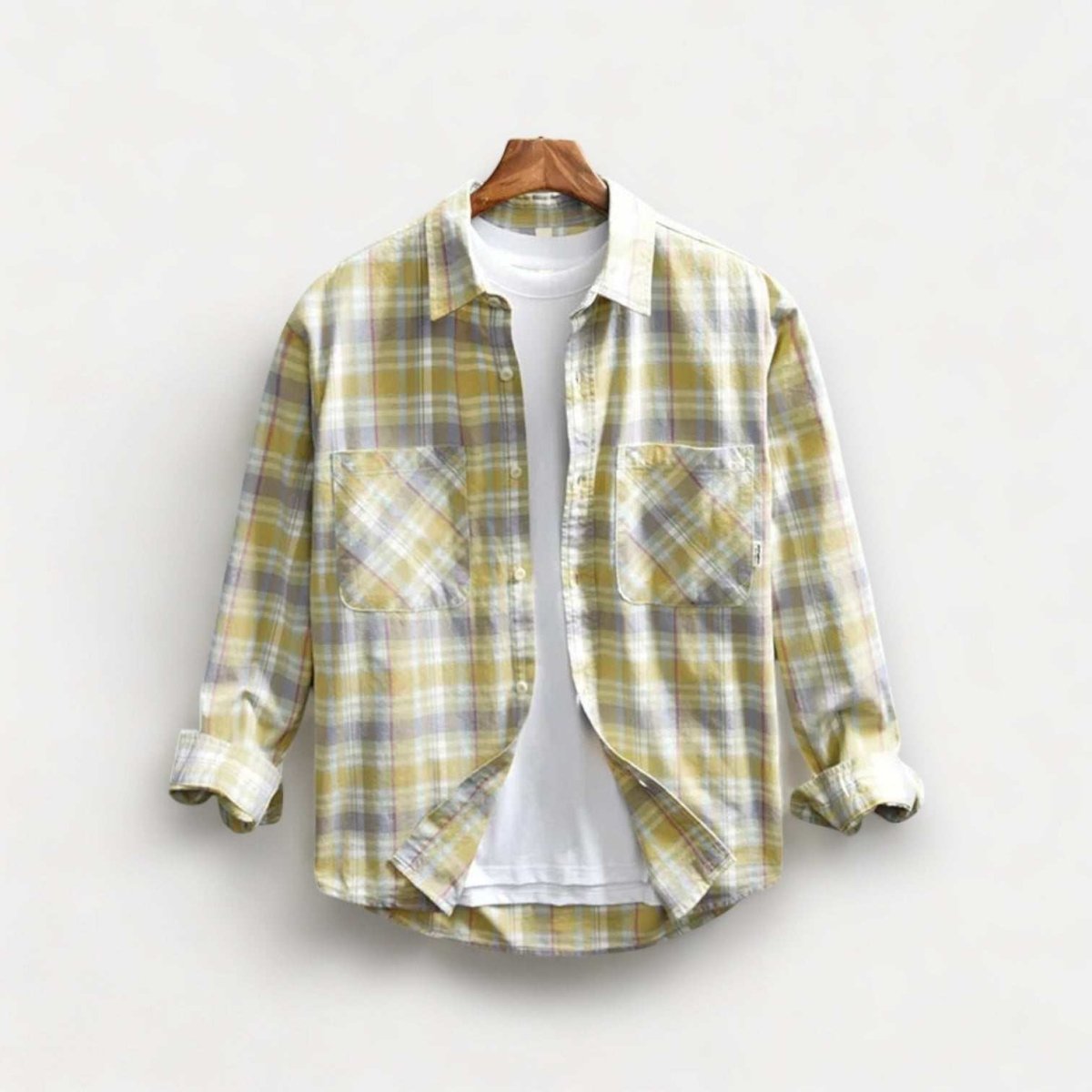 RETRO cotton summer plaid shirt - Antonios