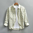 RETRO cotton summer plaid shirt - Antonios