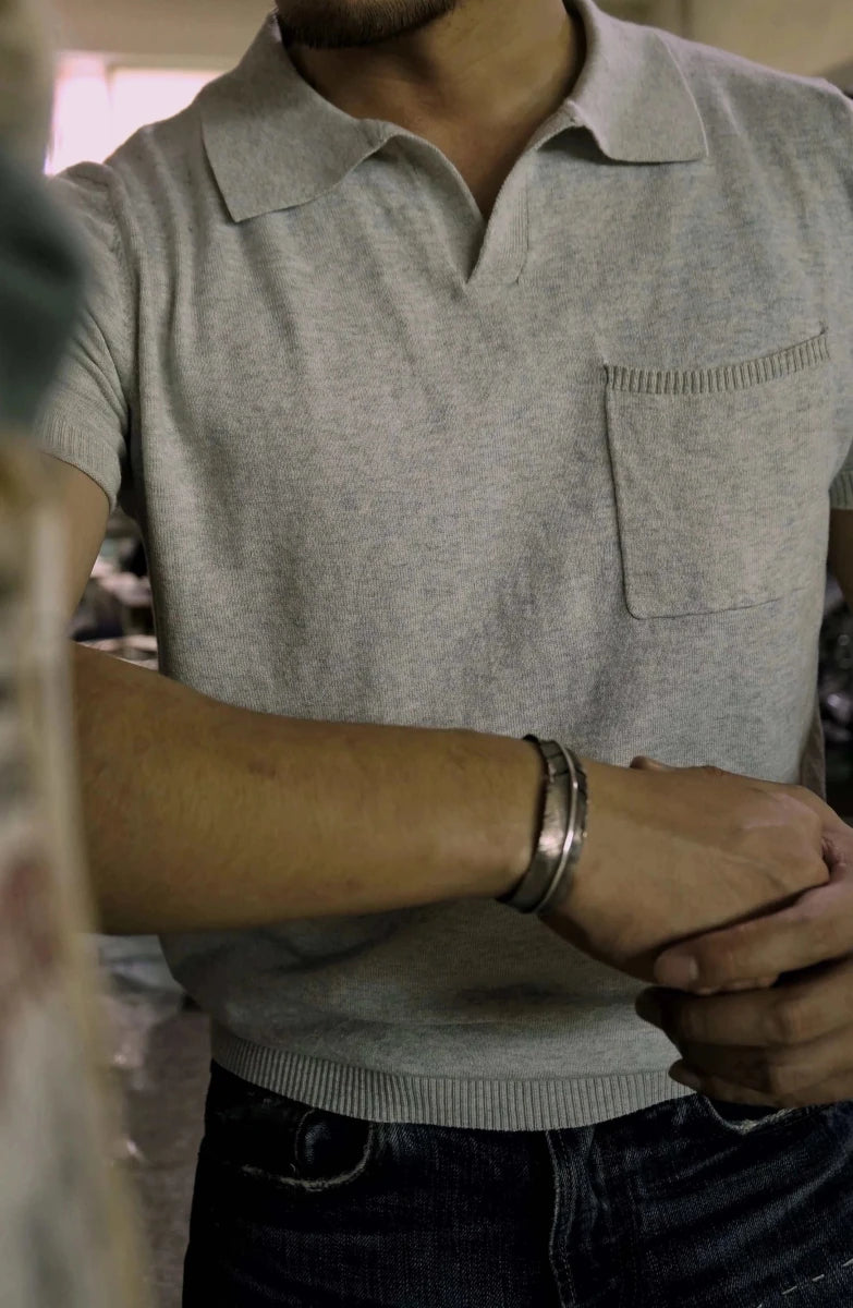 Retro elegant summer polo t-shirt - Antonios