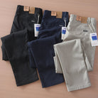 Retro linen elastic casual pants - Antonios