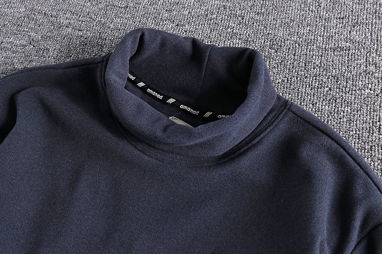 Retro long sleeve turtleneck sweater - Antonios