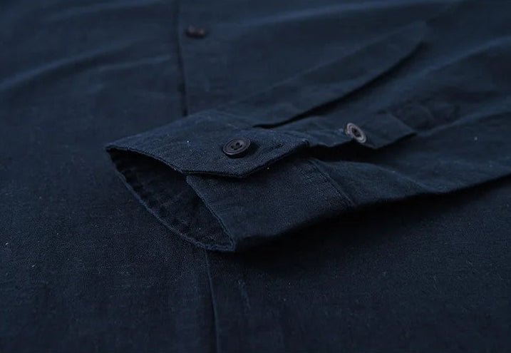 Retro loose fit casual spring shirt for casual outfit - Antonios