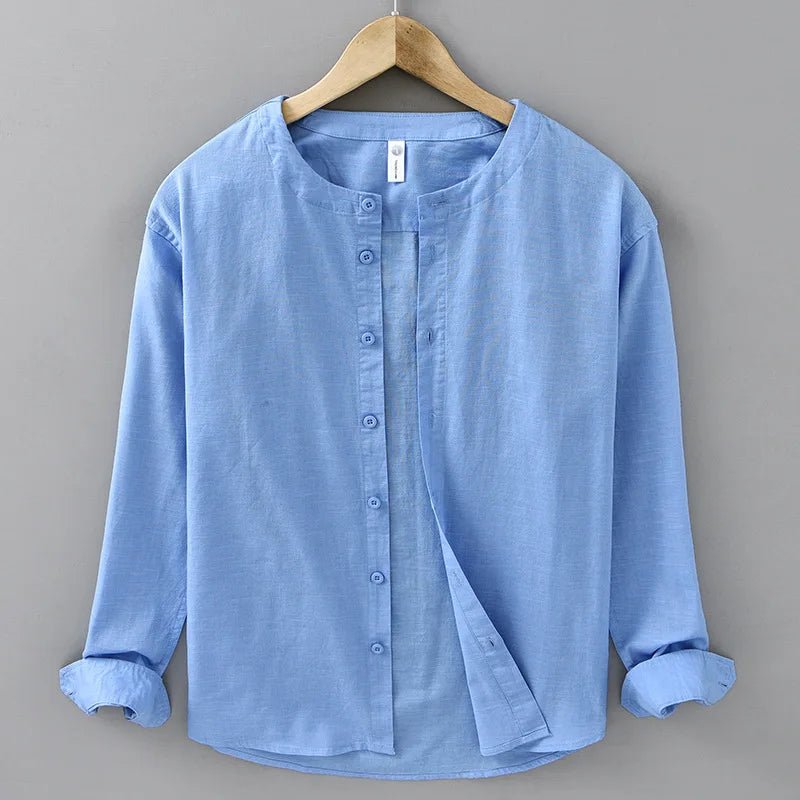 Retro loose fit casual spring shirt for casual outfit - Antonios