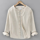 Retro loose fit casual spring shirt for casual outfit - Antonios